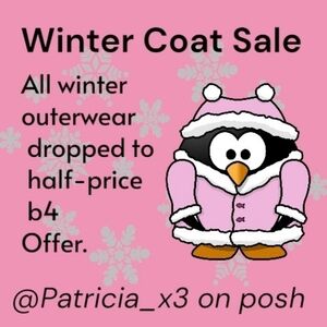 Winter Coat Half Price Clearance